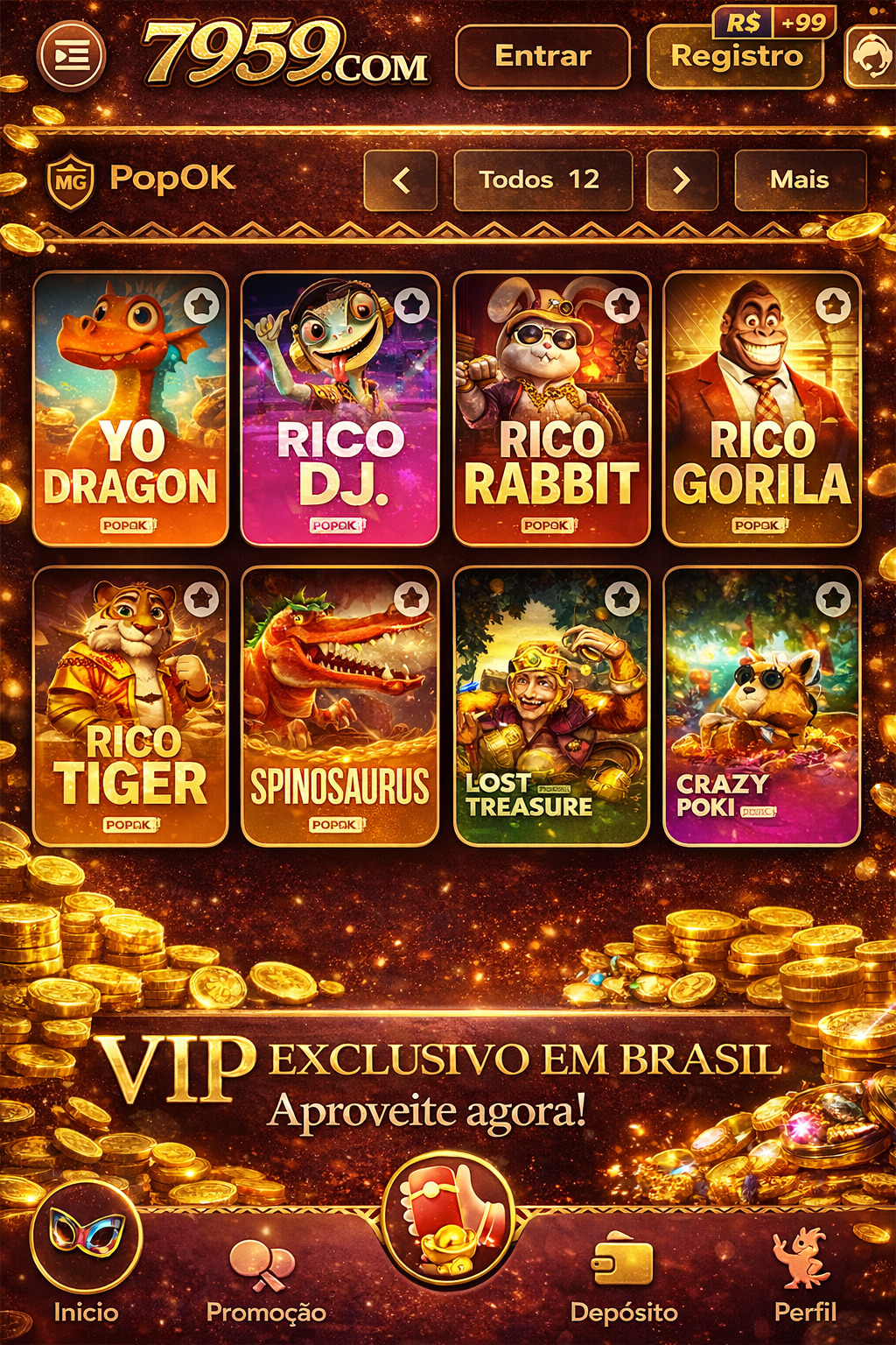 porque o fortune tiger não está funcionando 